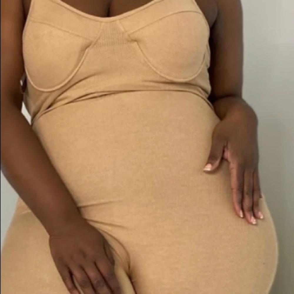 Tan Jumpsuit